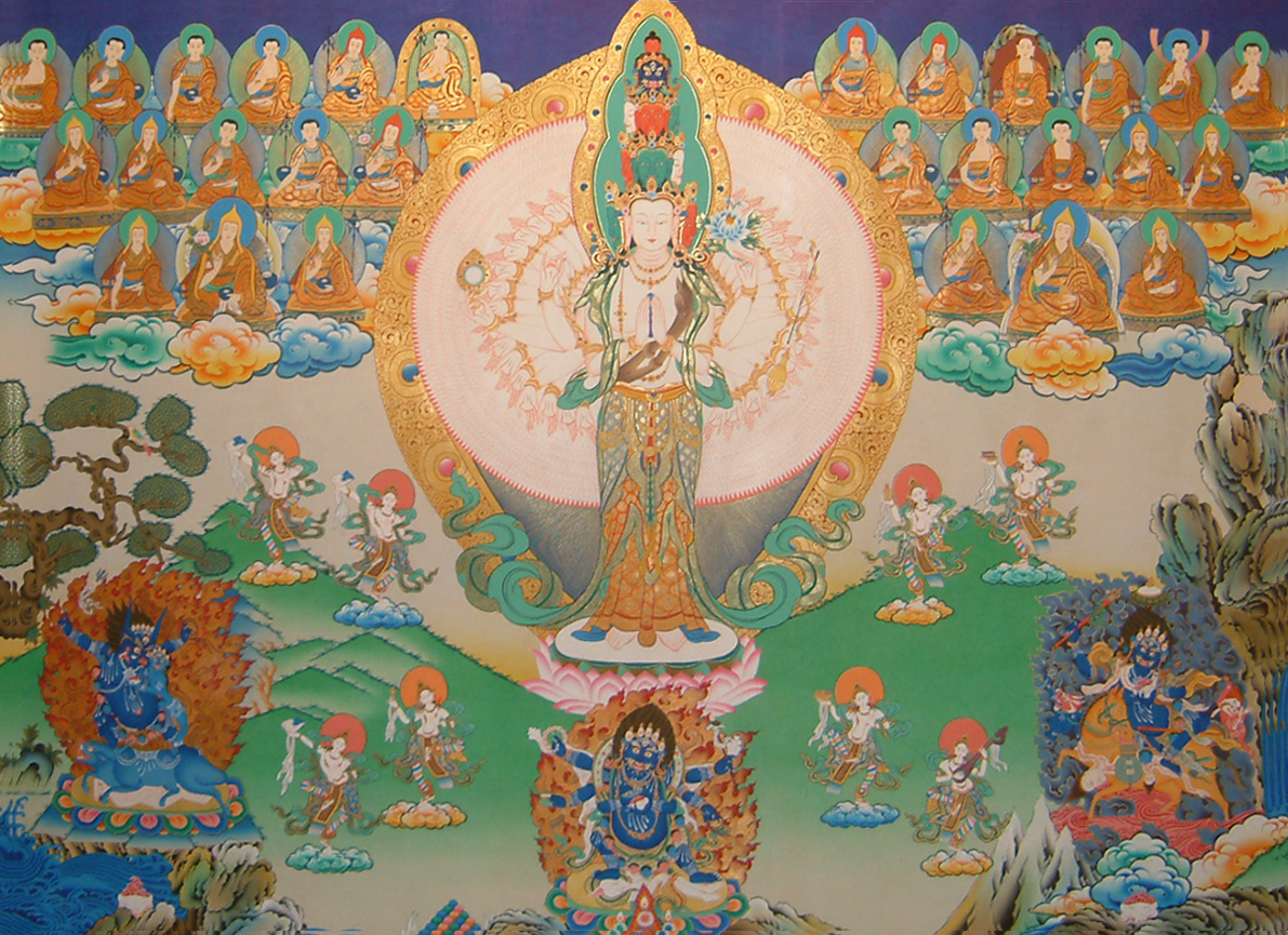 Nyung ne thangka